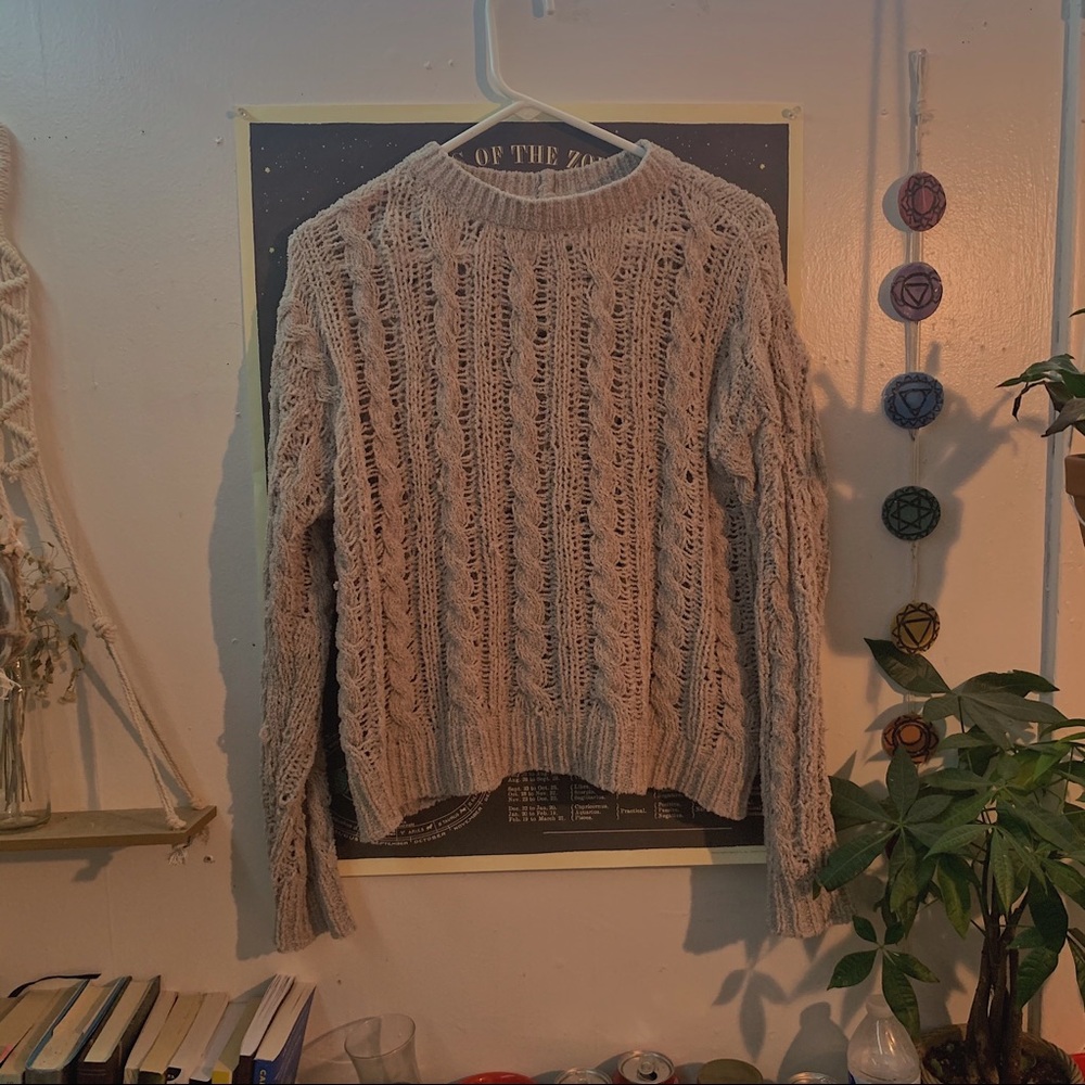 American Eagle Cable Knit Sweater